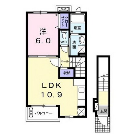 ラッフィナートの物件間取画像